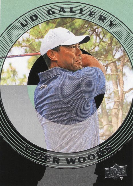 Tiger Woods card front