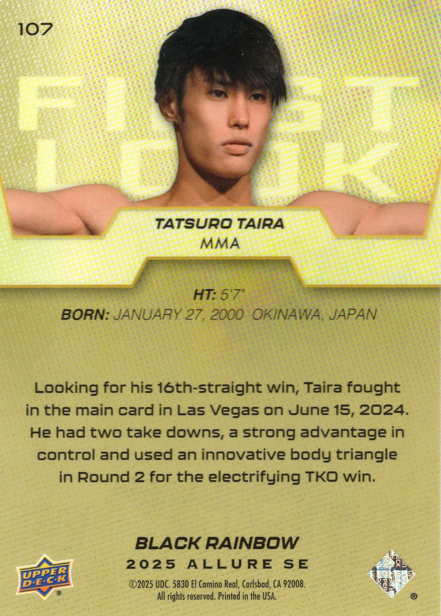Tatsuro Taira — Back
