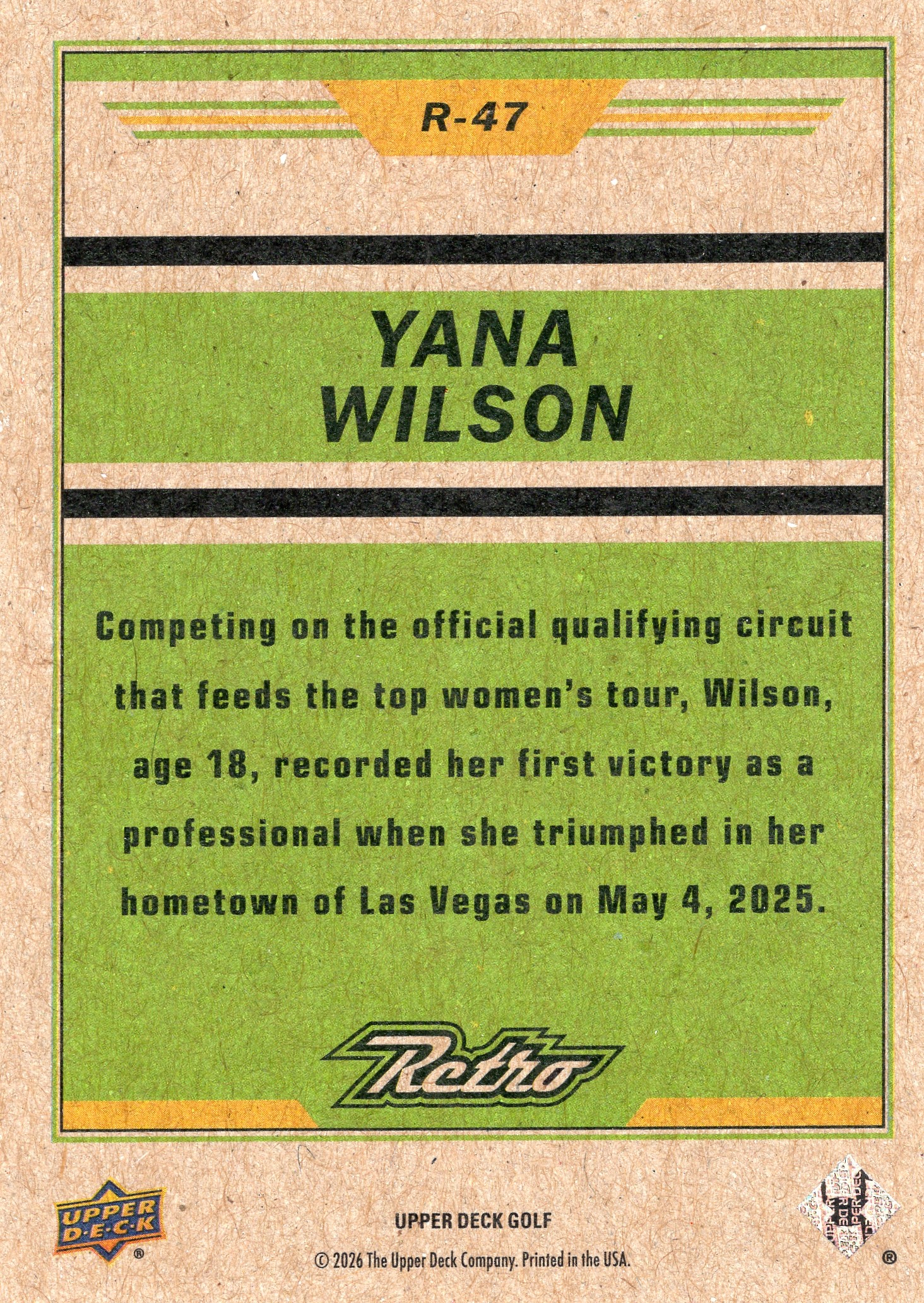 Yana Wilson — Back