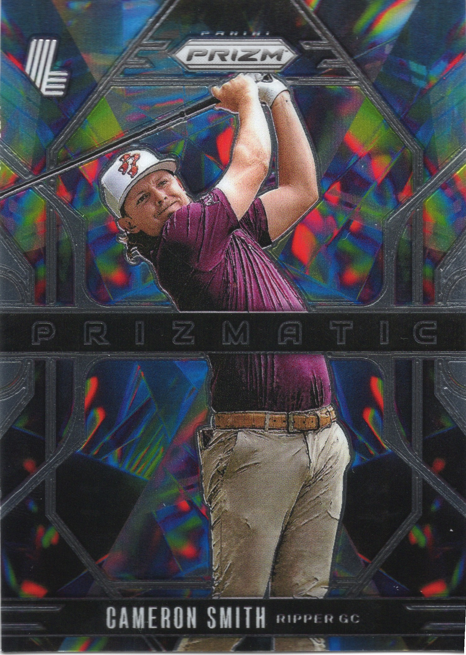 2025 Cameron Smith Panini Prizm LIV Golf - Prizmatic #No. 14 Parallel unconfirmed — front scan