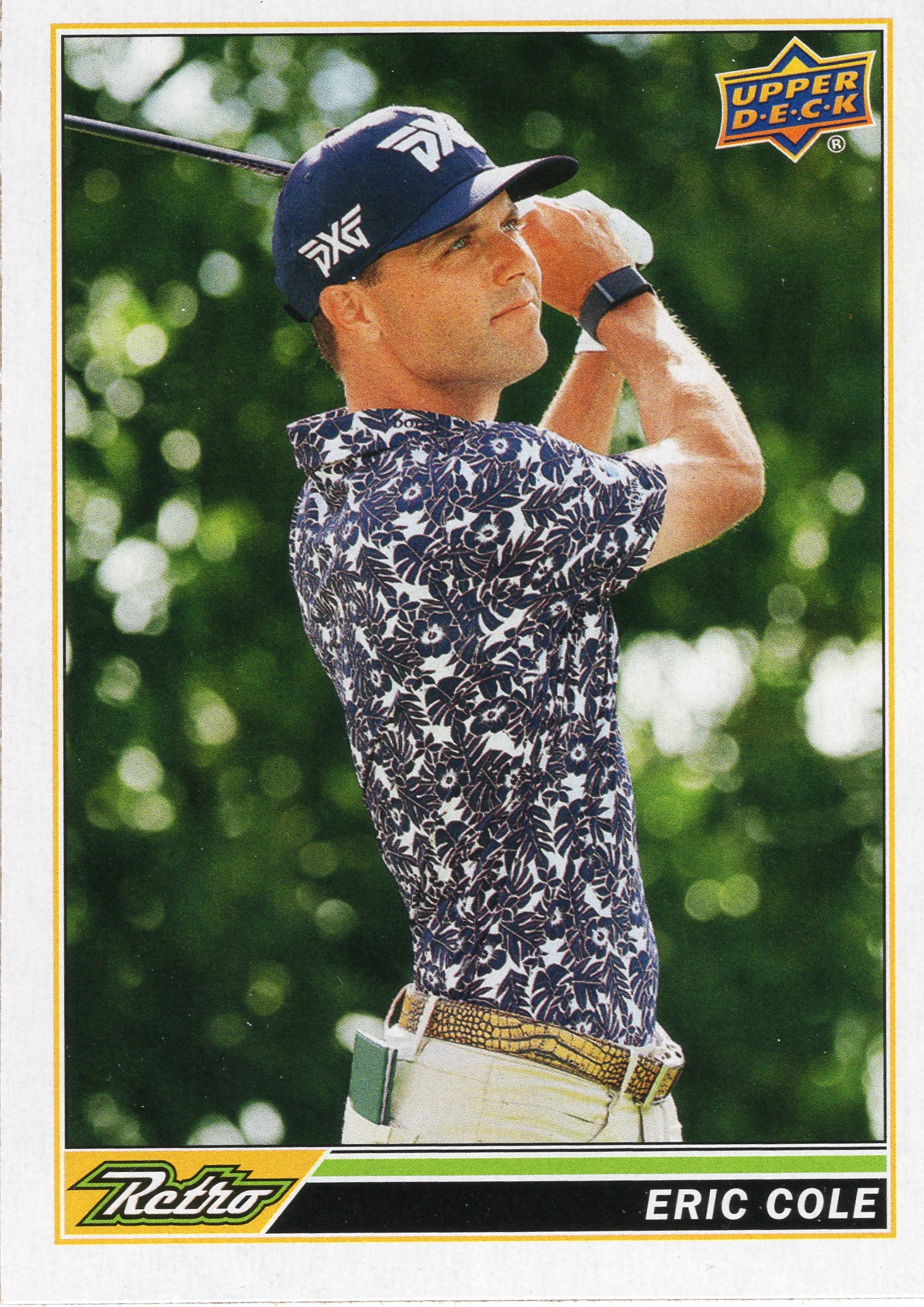 2026 Eric Cole Upper Deck Golf - Retro (Blaster) #R-36 Parallel unconfirmed — front scan