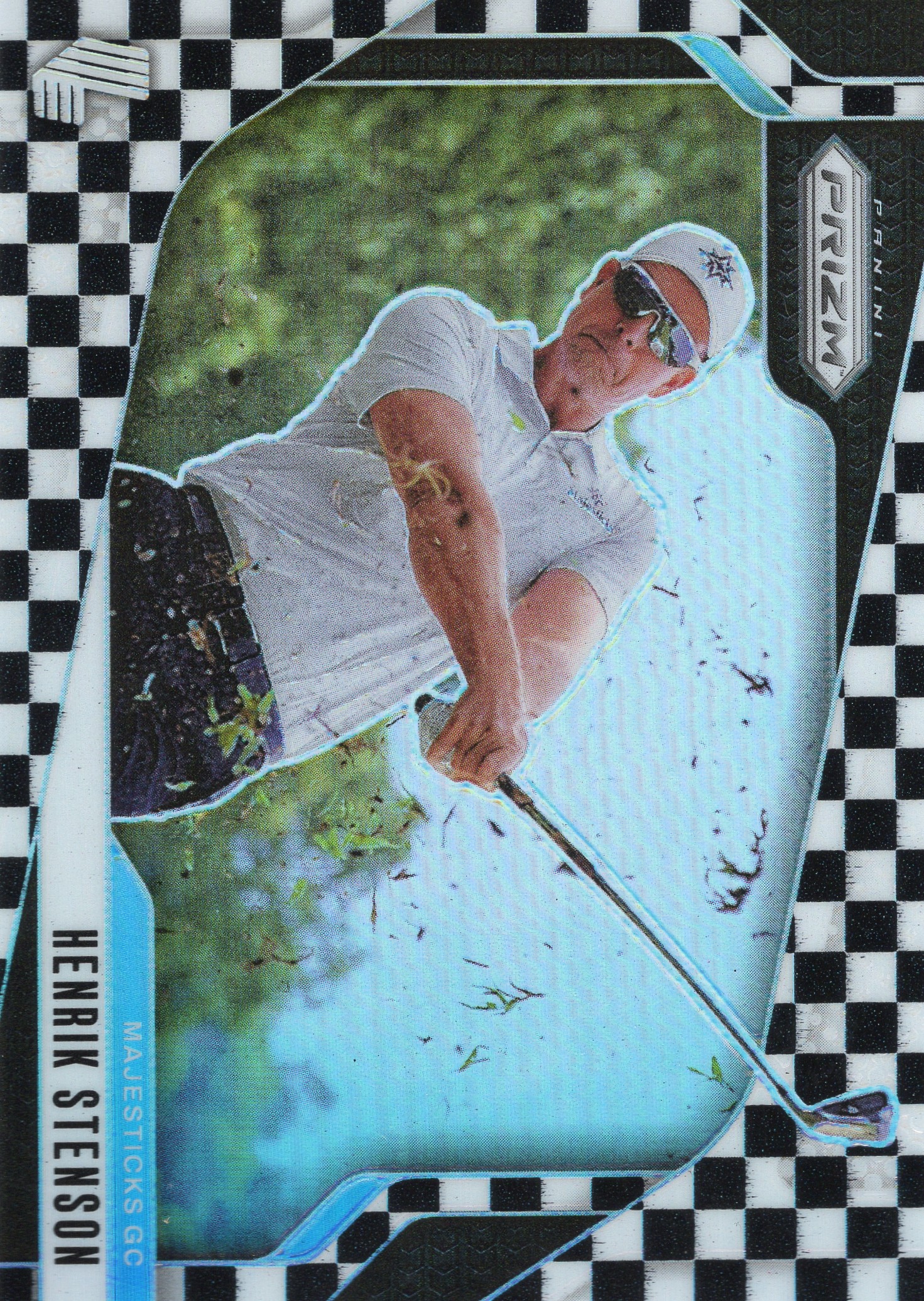 2025 Henrik Stenson Panini Prizm LIV Golf - Horizontal Variations #100 Checkerboard — front scan